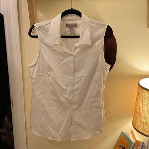 Banana republic sleeveless button down